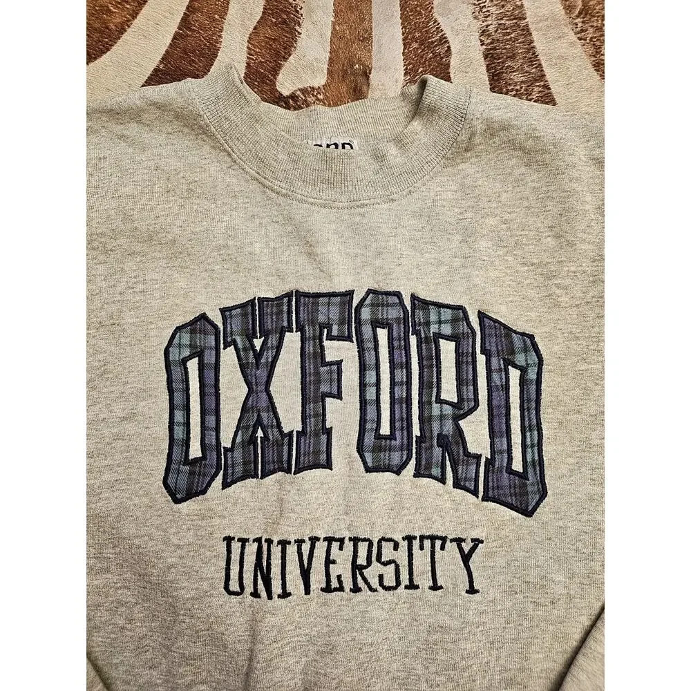 Vintage Oxford University Athletic Clothing Co Sweatshirt XL British Made - Picture 3 of 6